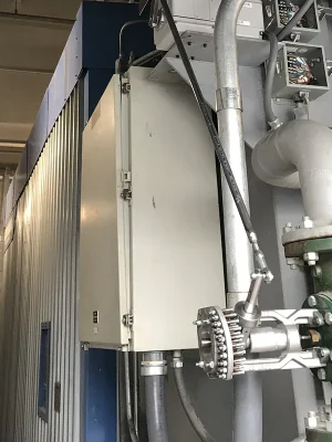 Coen Burner with a gas valve