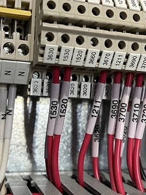 wires in a Control system